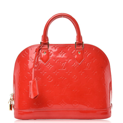 Louis Vuitton Vernis Alma PM Rouge Grenadine 1 of 7