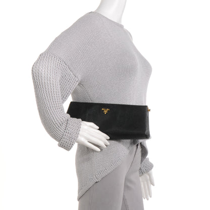Prada Saffiano Lux Clutch Nero Black 2 of 10