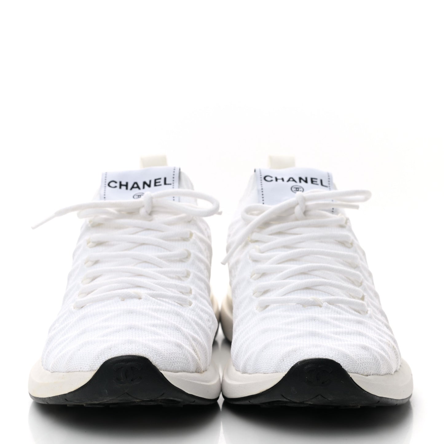 Mixed Fibers Quilted Womens CC Sneakers 39 White