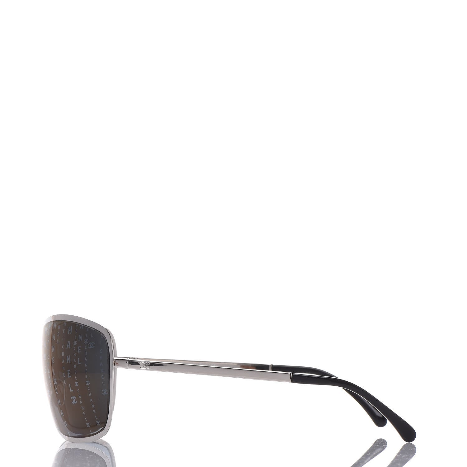 Chanel Shield Runway Sunglasses 71212 Silver 3 of 8
