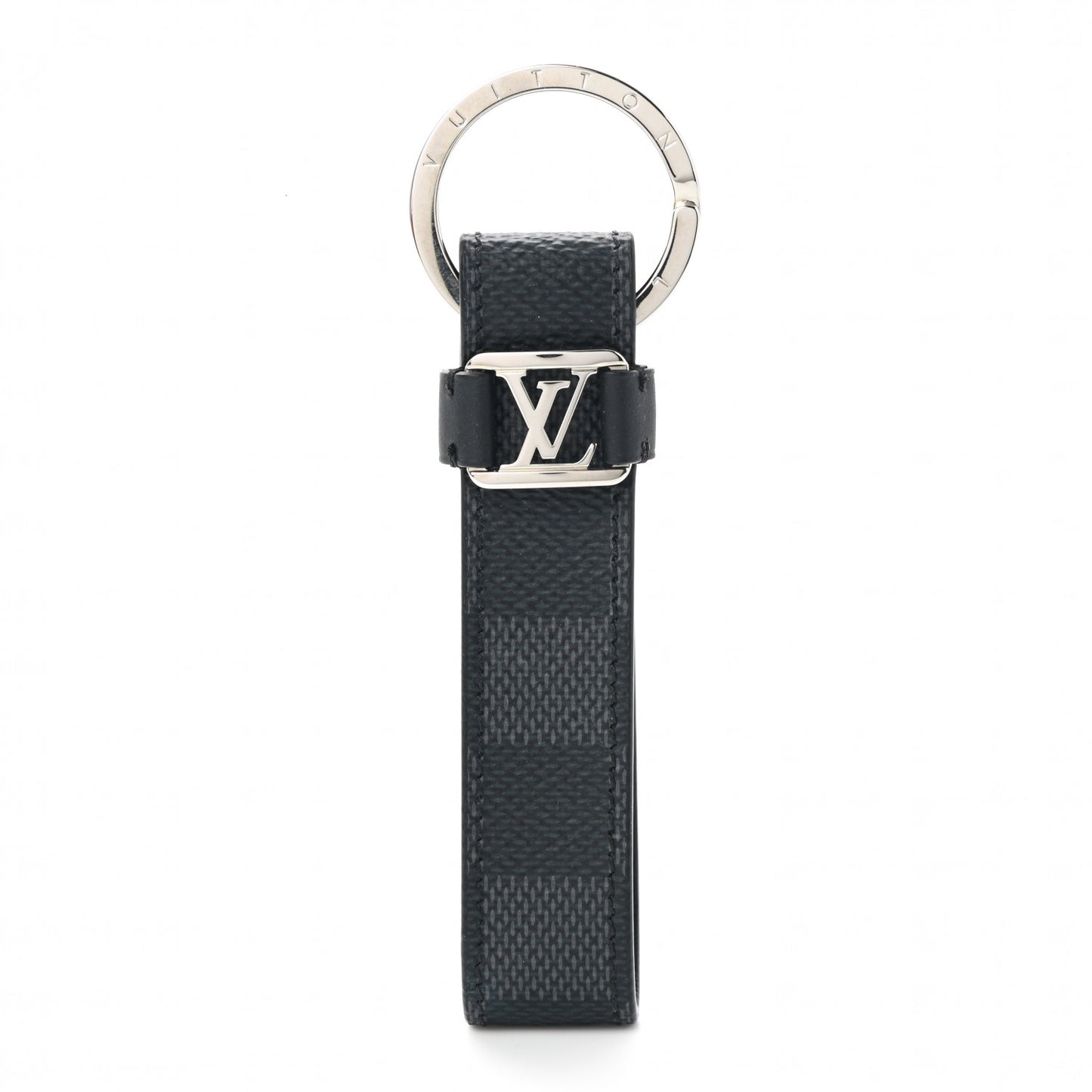 Damier Graphite LV Dragonne Key Holder