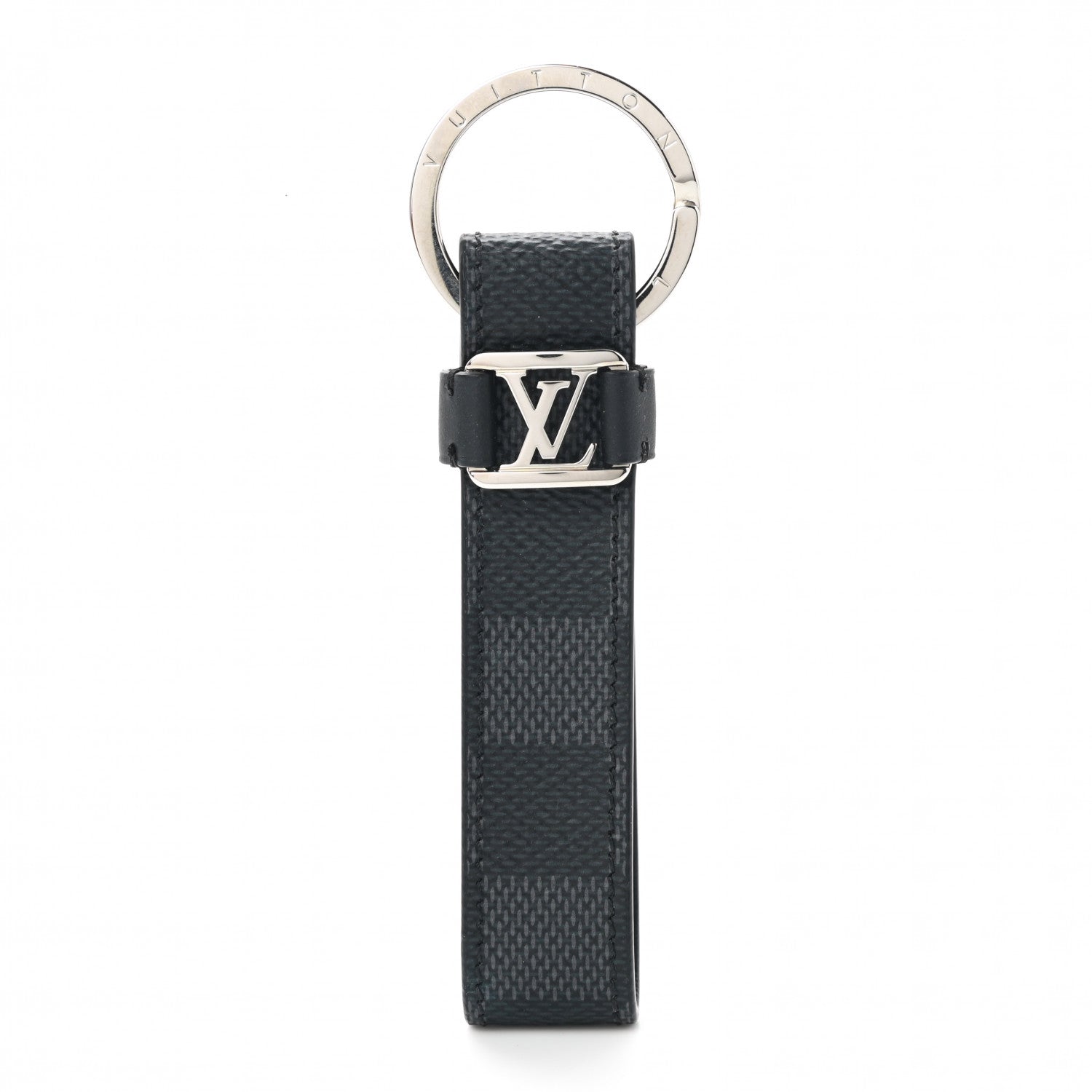 Louis Vuitton Damier Graphite LV Dragonne Key Holder 1 of 5