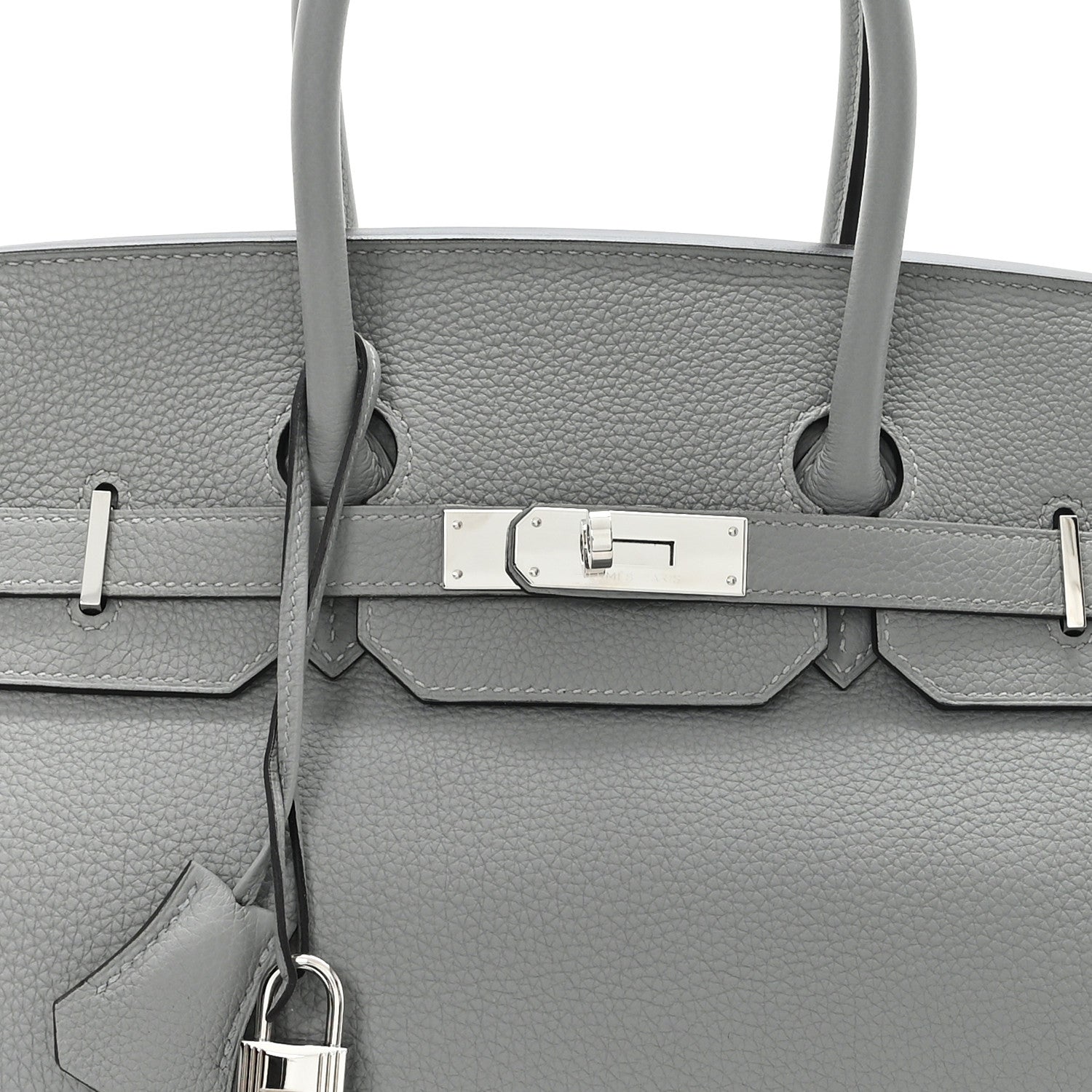 Hermes Togo Birkin 35 Gris Mouette 8 of 10