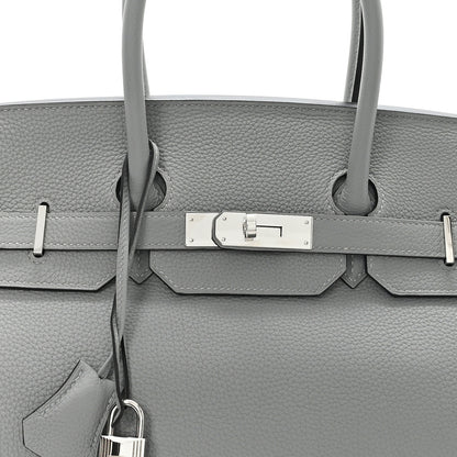 Hermes Togo Birkin 35 Gris Mouette 8 of 10