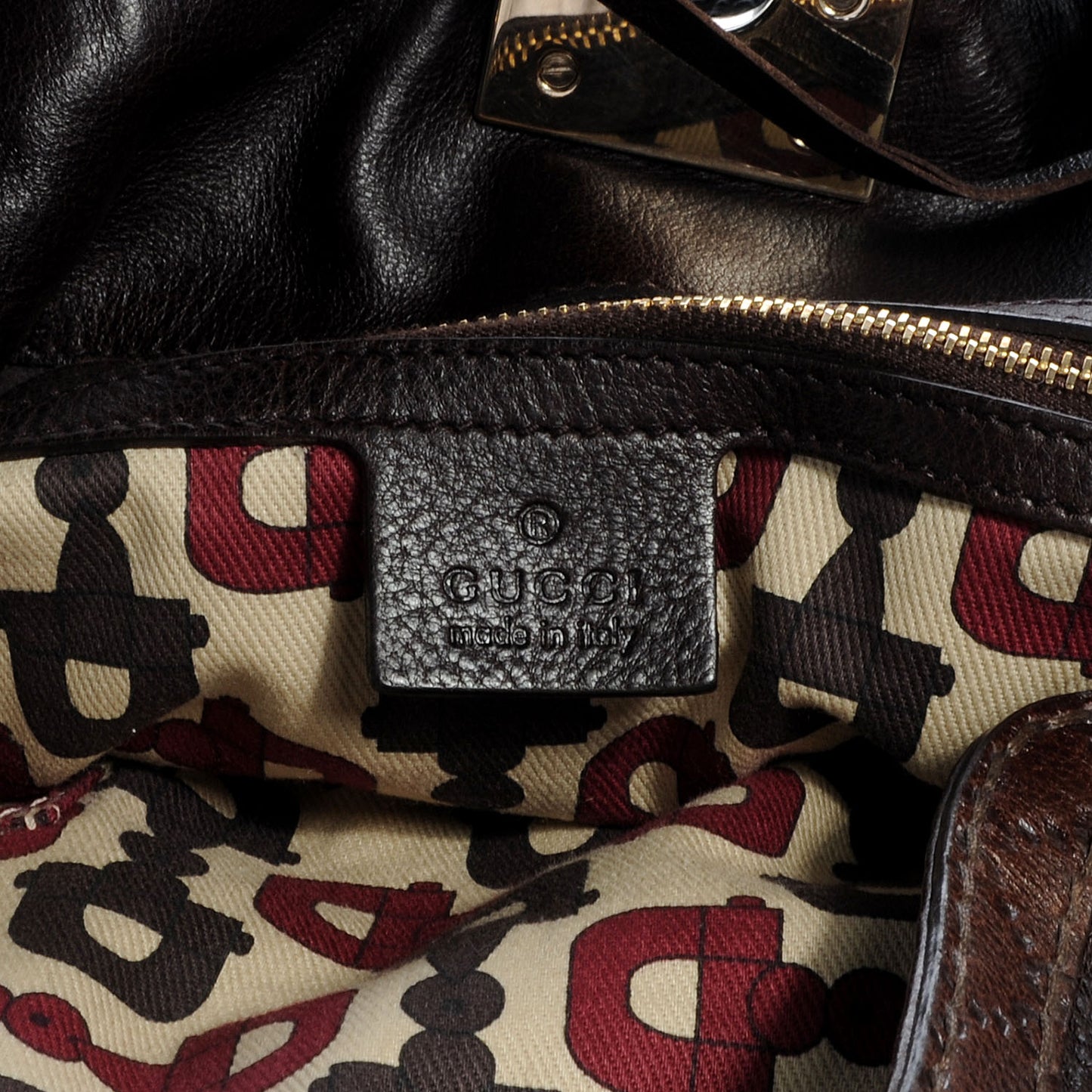 Leather Medium Indy Top Handle Bag Brown