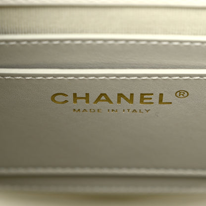 Chanel Caviar Quilted Mini Urban Spirit Backpack Light Grey 6 of 10
