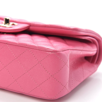 Chanel Caviar Quilted Small Double Flap Pink 10 of 12