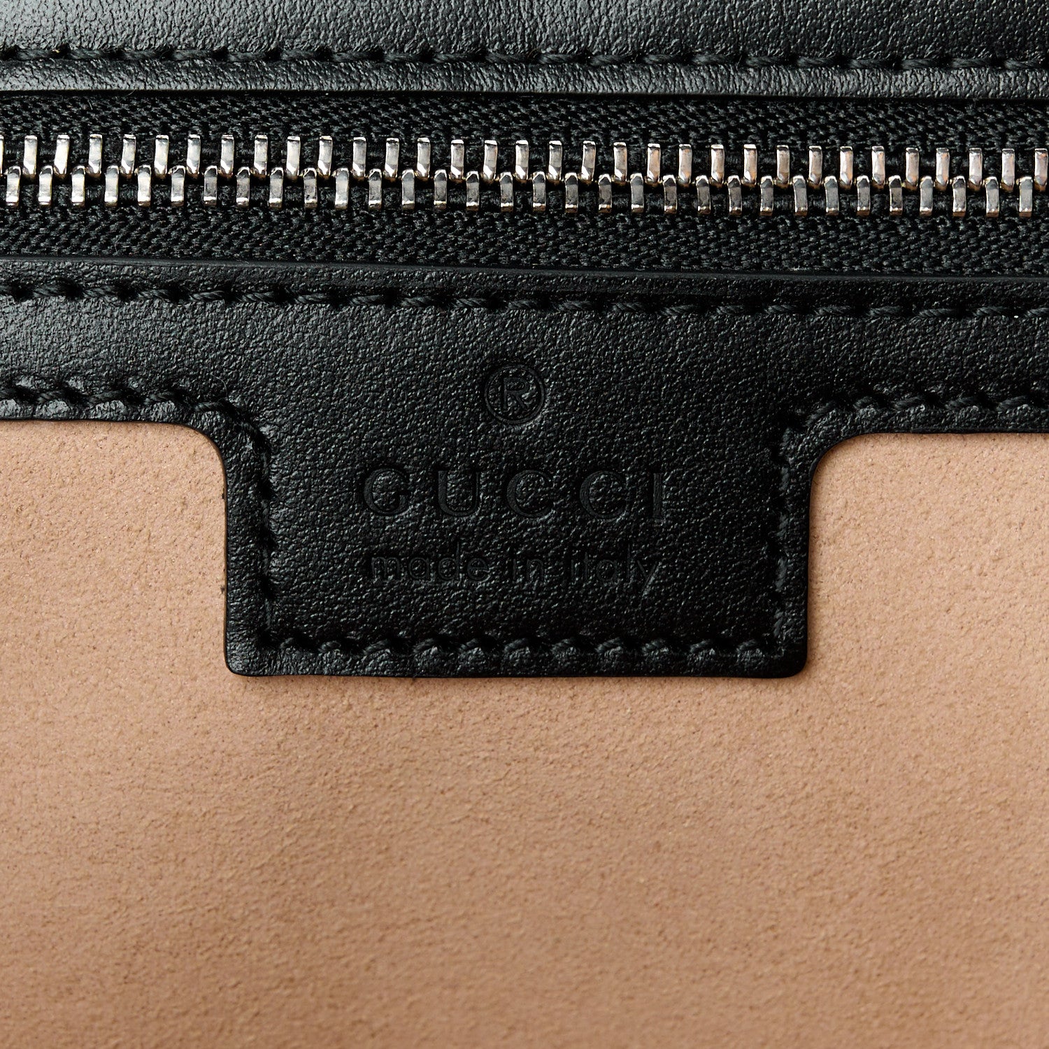 Gucci Calfskin Matelasse Aria Small GG Marmont Shoulder Bag Black 6 of 10