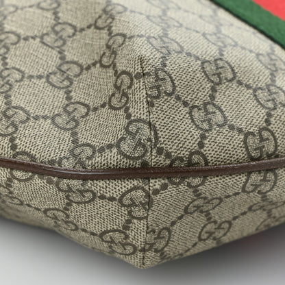 Gucci GG Supreme Monogram Web Small Ophidia Half Moon Hobo Brown 7 of 8