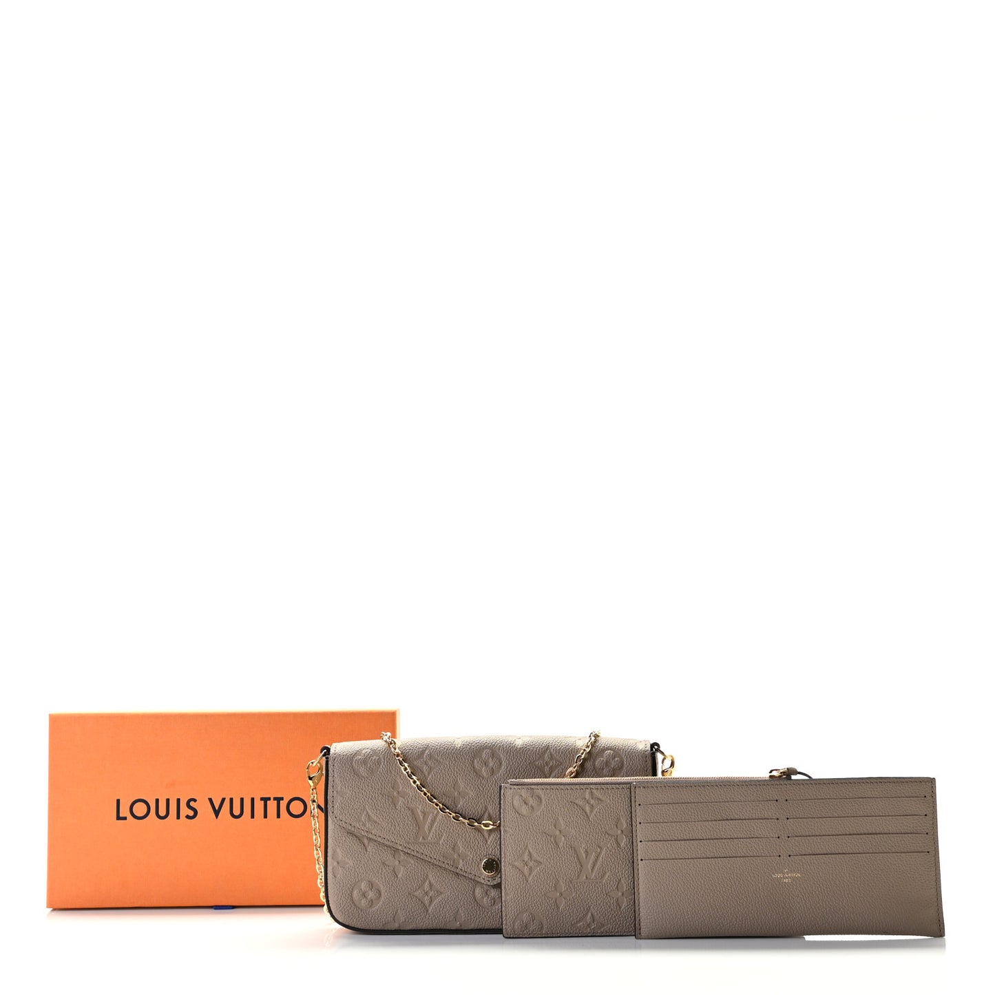 Empreinte Pochette Felicie Chain Wallet Tourterelle