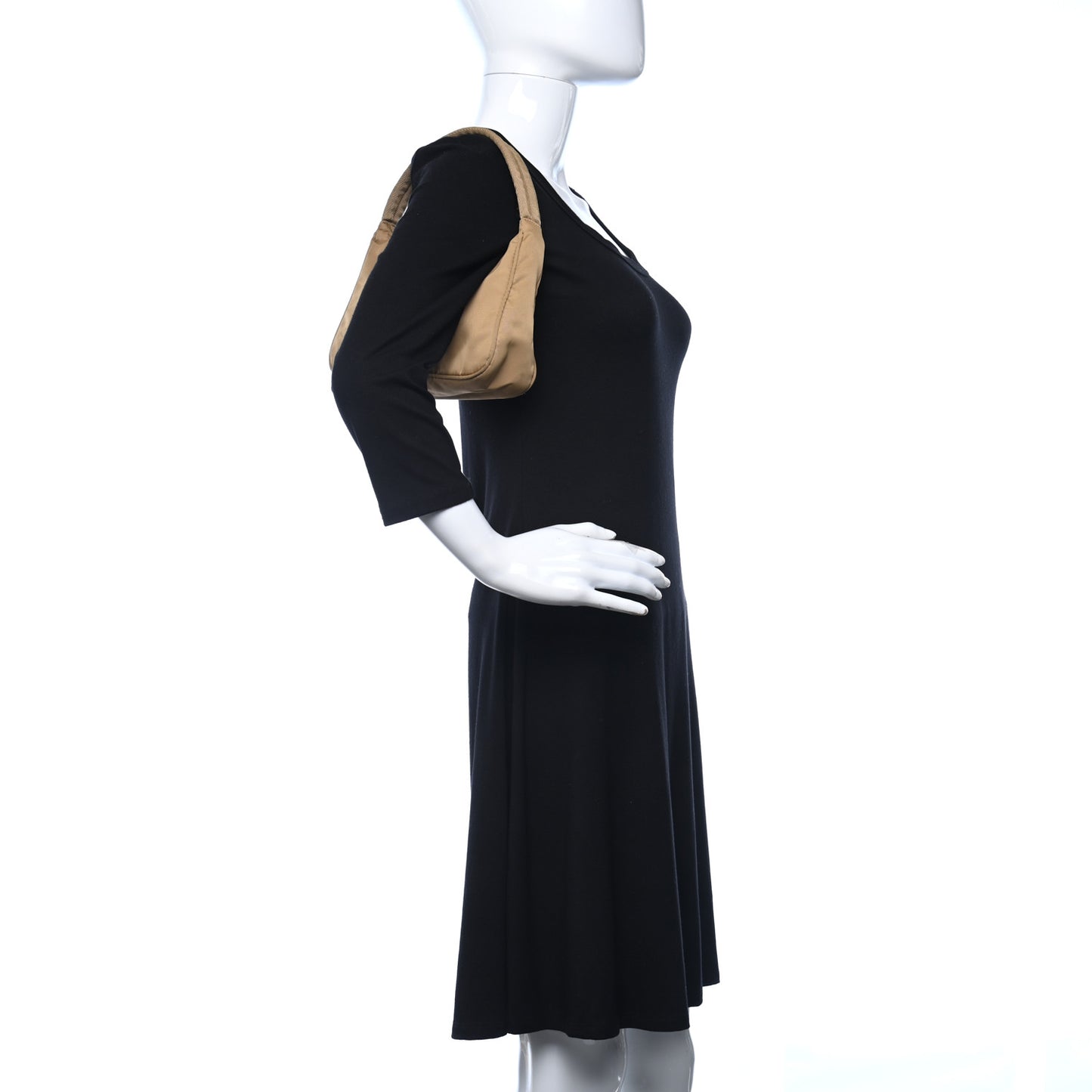 Tessuto Nylon Sport Shoulder Bag Cammello