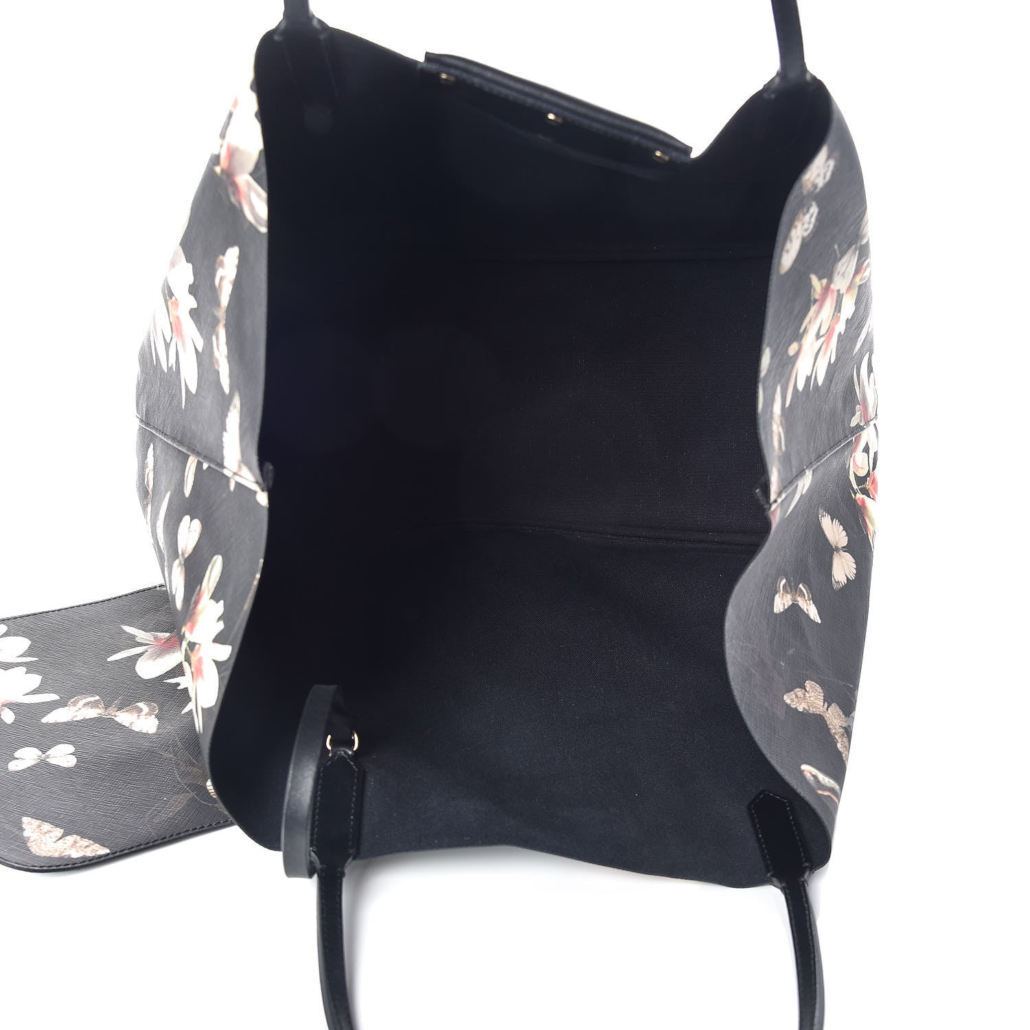 Givenchy Textured Coated Canvas Magnolia and Moth Print Large Antigona Tote 8 of 11