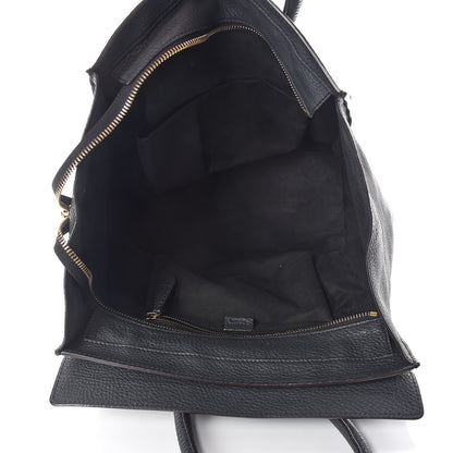 Celine Drummed Calfskin Mini Luggage Anthracite 5 of 18