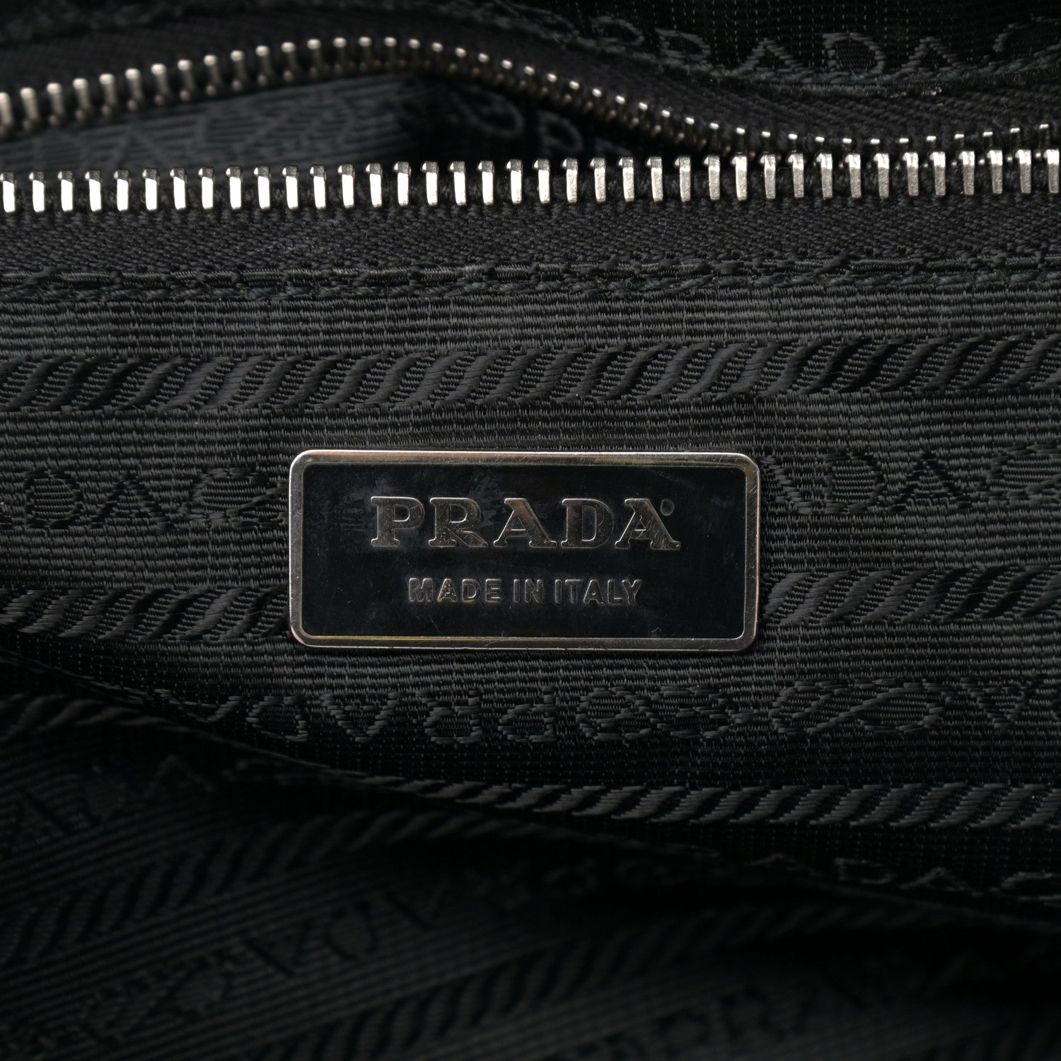 Prada Tessuto Nylon Saffiano Tote Black 6 of 15
