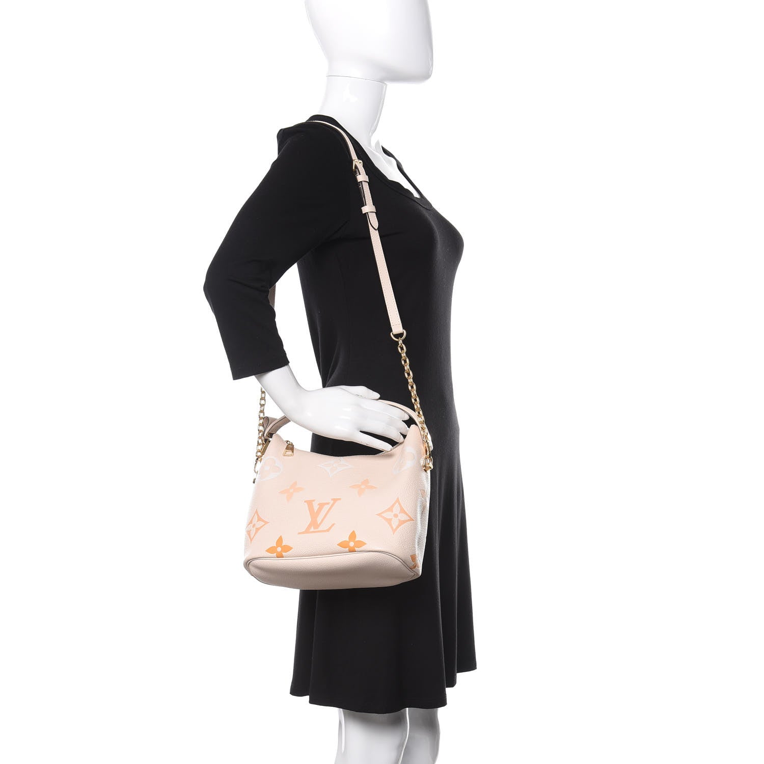 Louis Vuitton Empreinte Monogram Giant By The Pool Marshmallow Hobo Cream Saffron 2 of 10