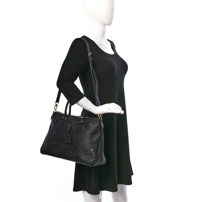 Louis Vuitton Empreinte Monogram Giant Trianon MM Black 2 of 8