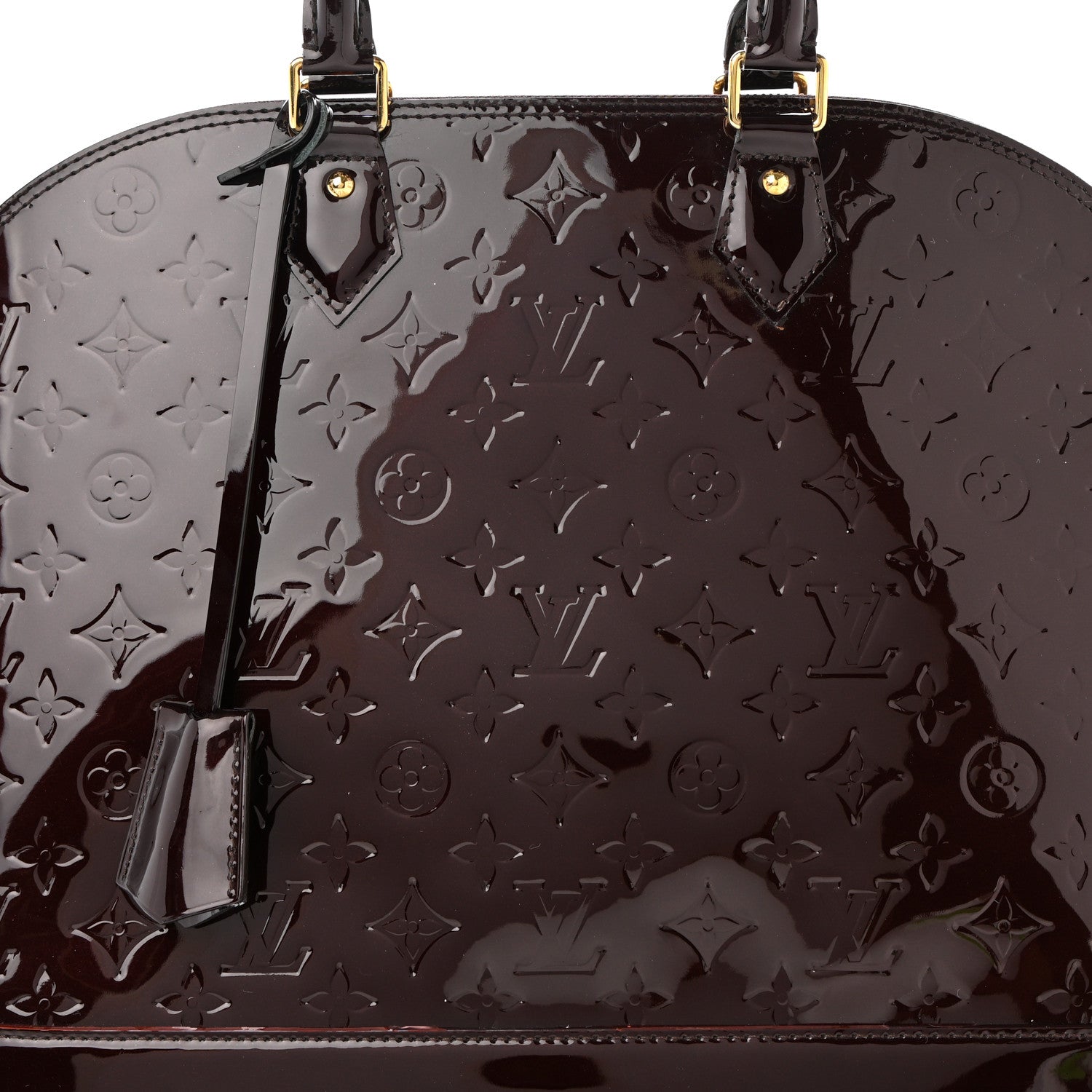 Louis Vuitton Vernis Alma GM Amarante 9 of 17