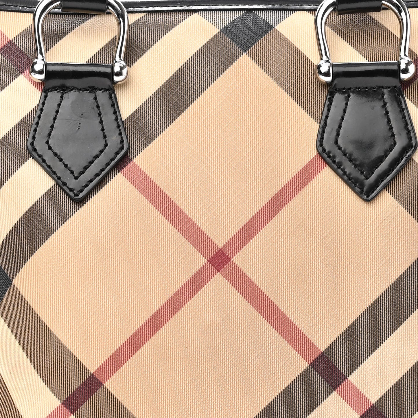 Nova Check Tote Black