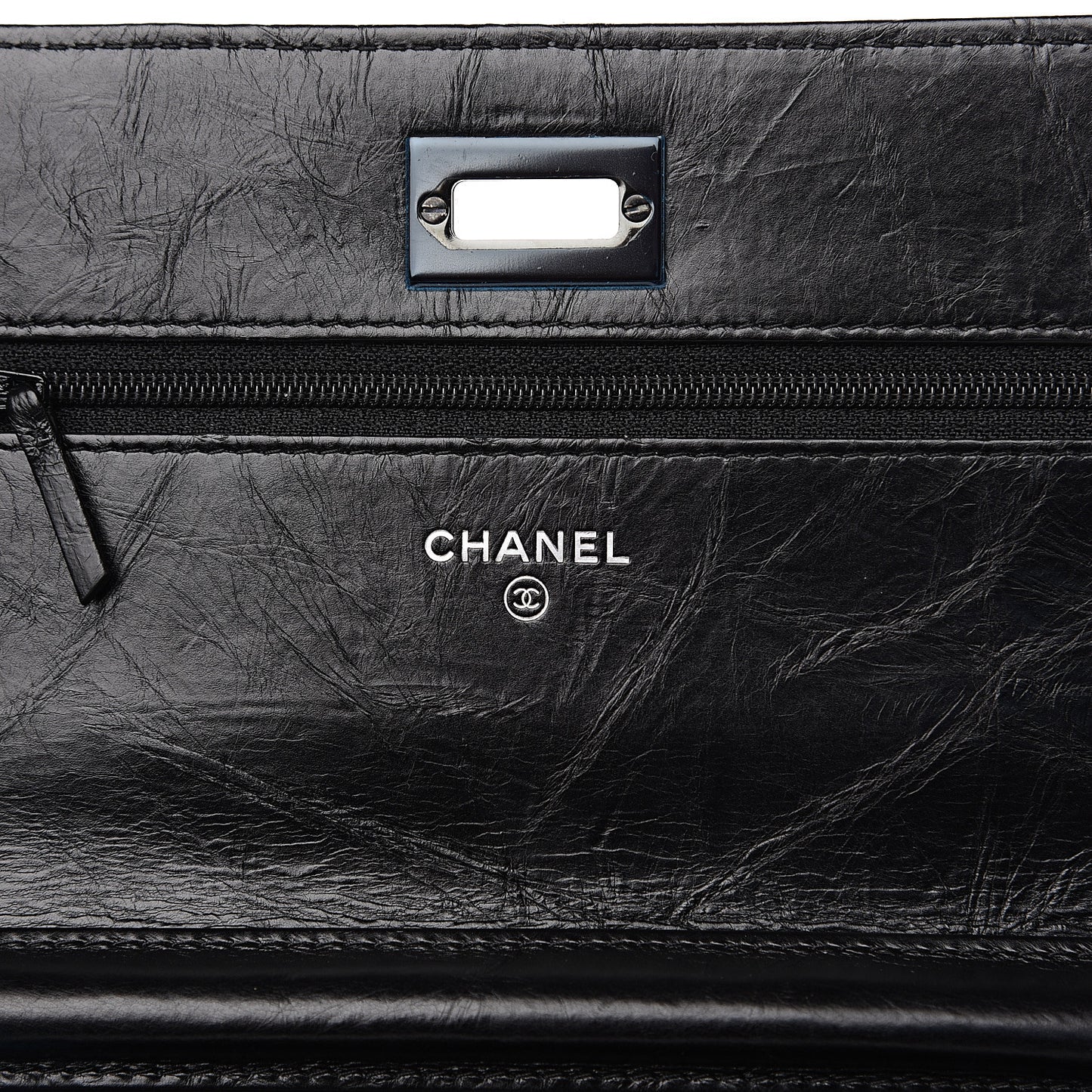 Aged Calfskin Quilted Reissue Wallet On Chain WOC So Black