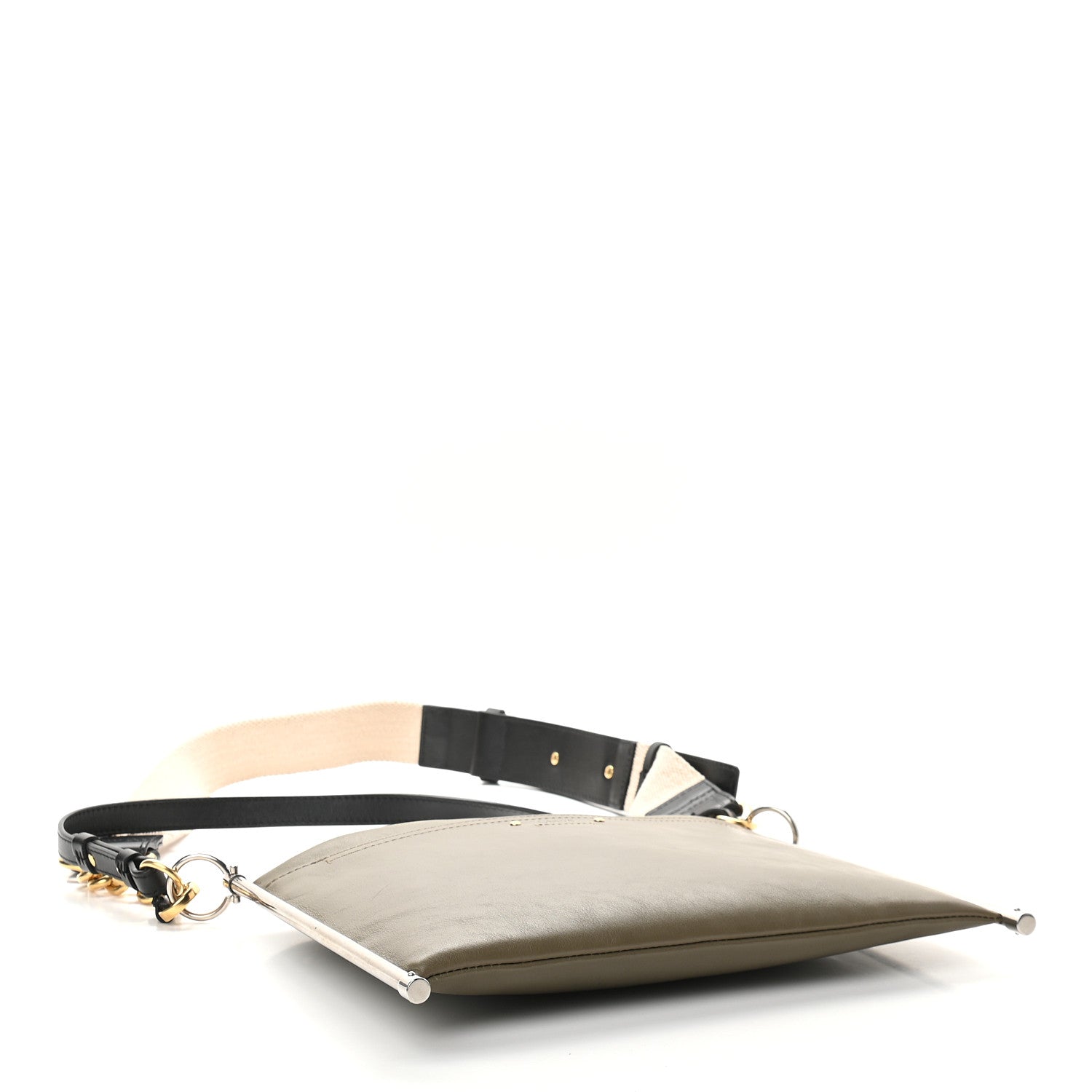Chloe Smooth Calfskin Medium Roy Clutch Merino Grey 4 of 10