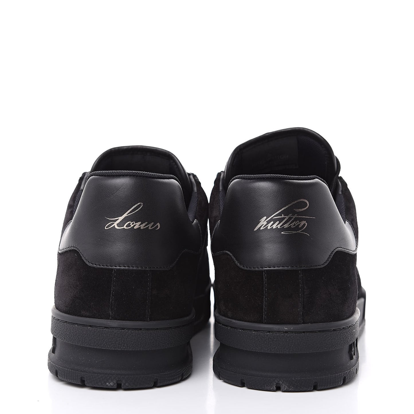 Suede Uniform Sneakers 11 Black