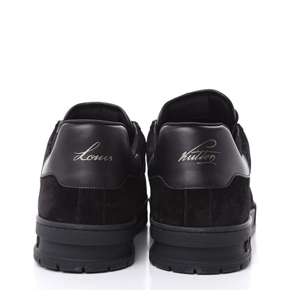 Louis Vuitton Suede Uniform Sneakers 11 Black 5 of 9