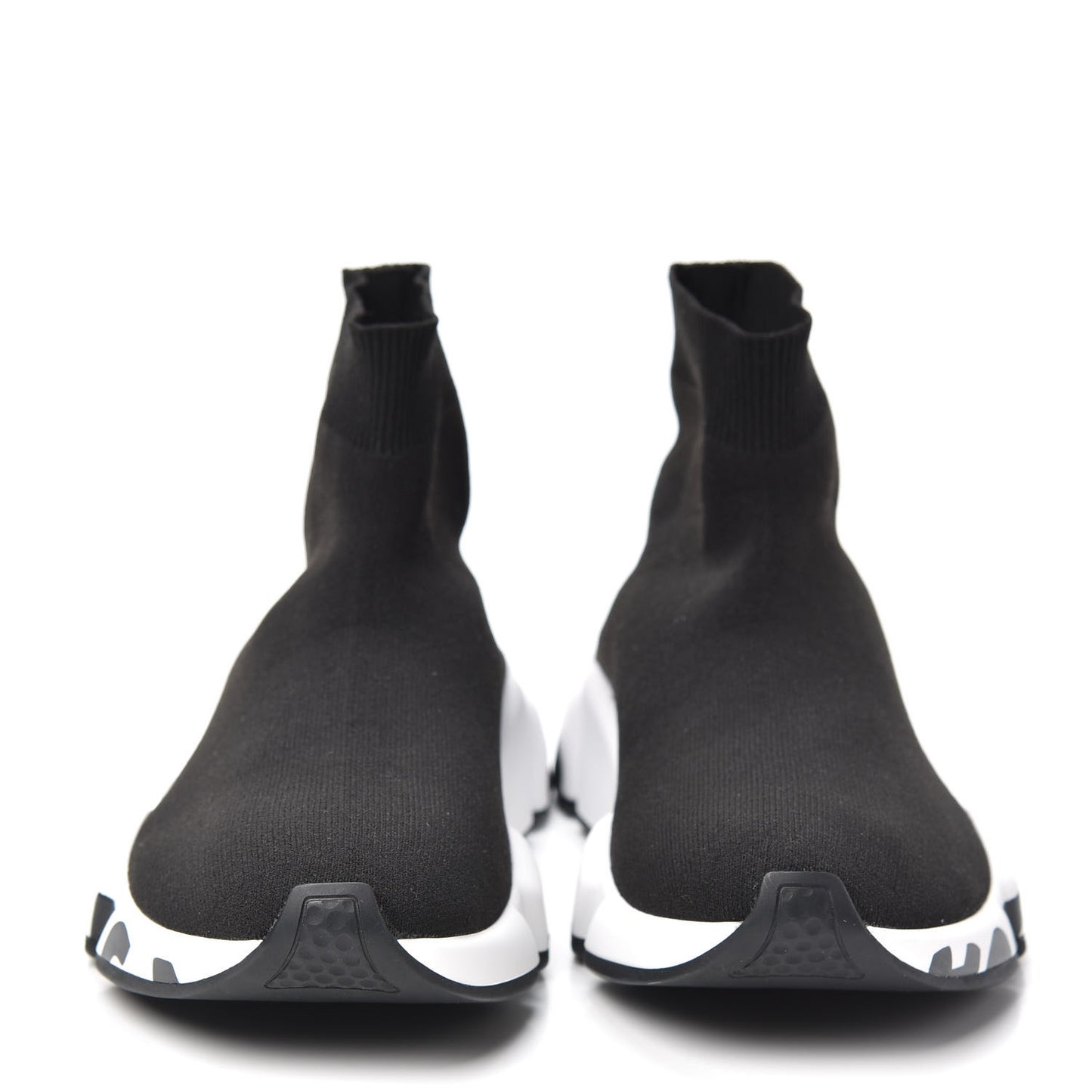 Neoprene Knit Womens Speed Graffiti Sneakers 38 Black White