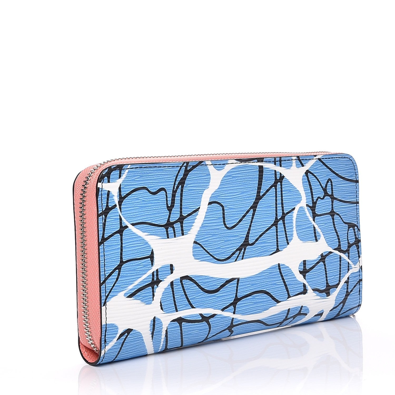 Louis Vuitton Epi Zippy Wallet Aqua 3 of 8