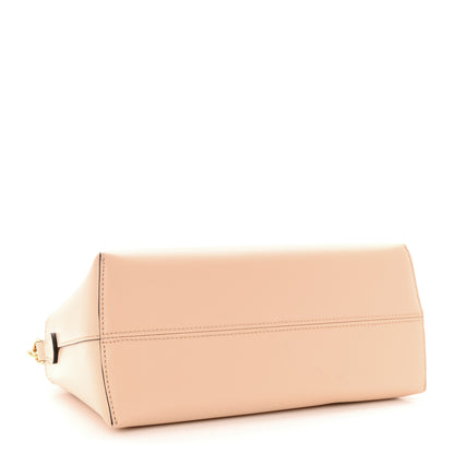 Fendi Vitello King Logo Embossed Medium By The Way Boston Bag Light Rose 4 of 15