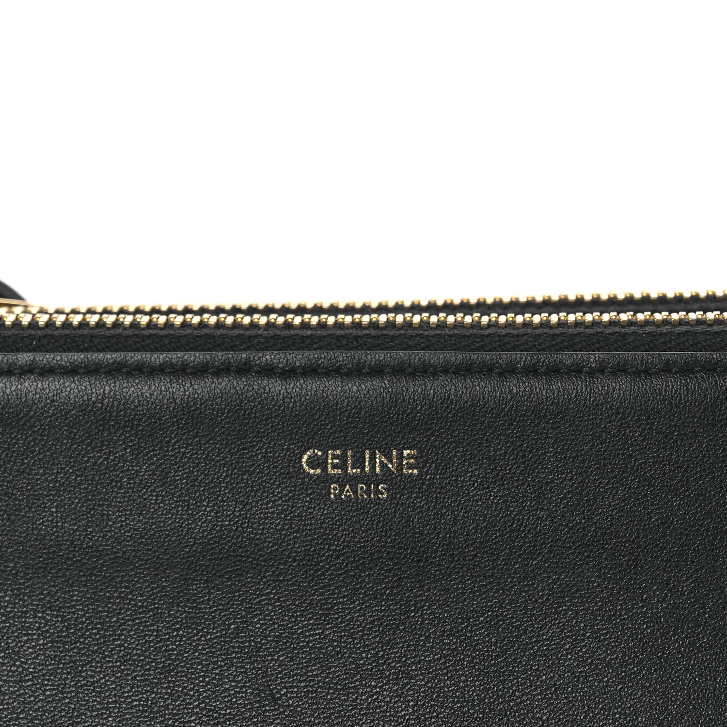 Celine Lambskin Small Trio Crossbody Bag Black 9 of 13
