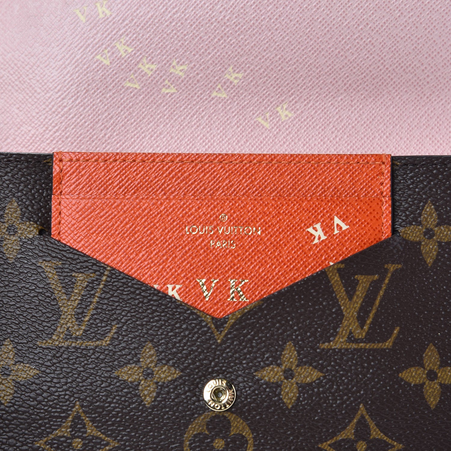 Louis Vuitton Monogram Jeanne Wallet Rose Ballerine 8 of 9