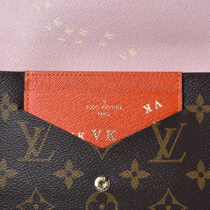Louis Vuitton Monogram Jeanne Wallet Rose Ballerine 8 of 9