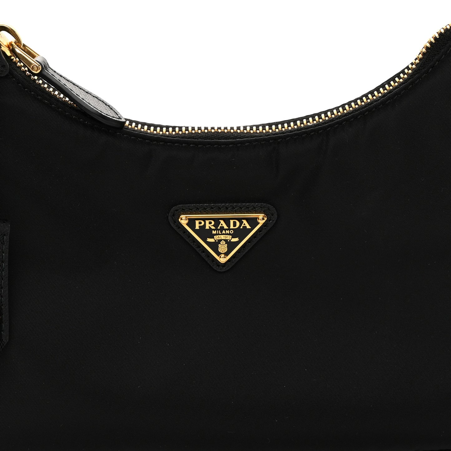Tessuto Nylon Saffiano Mini Re-Edition 2005 Bag Black