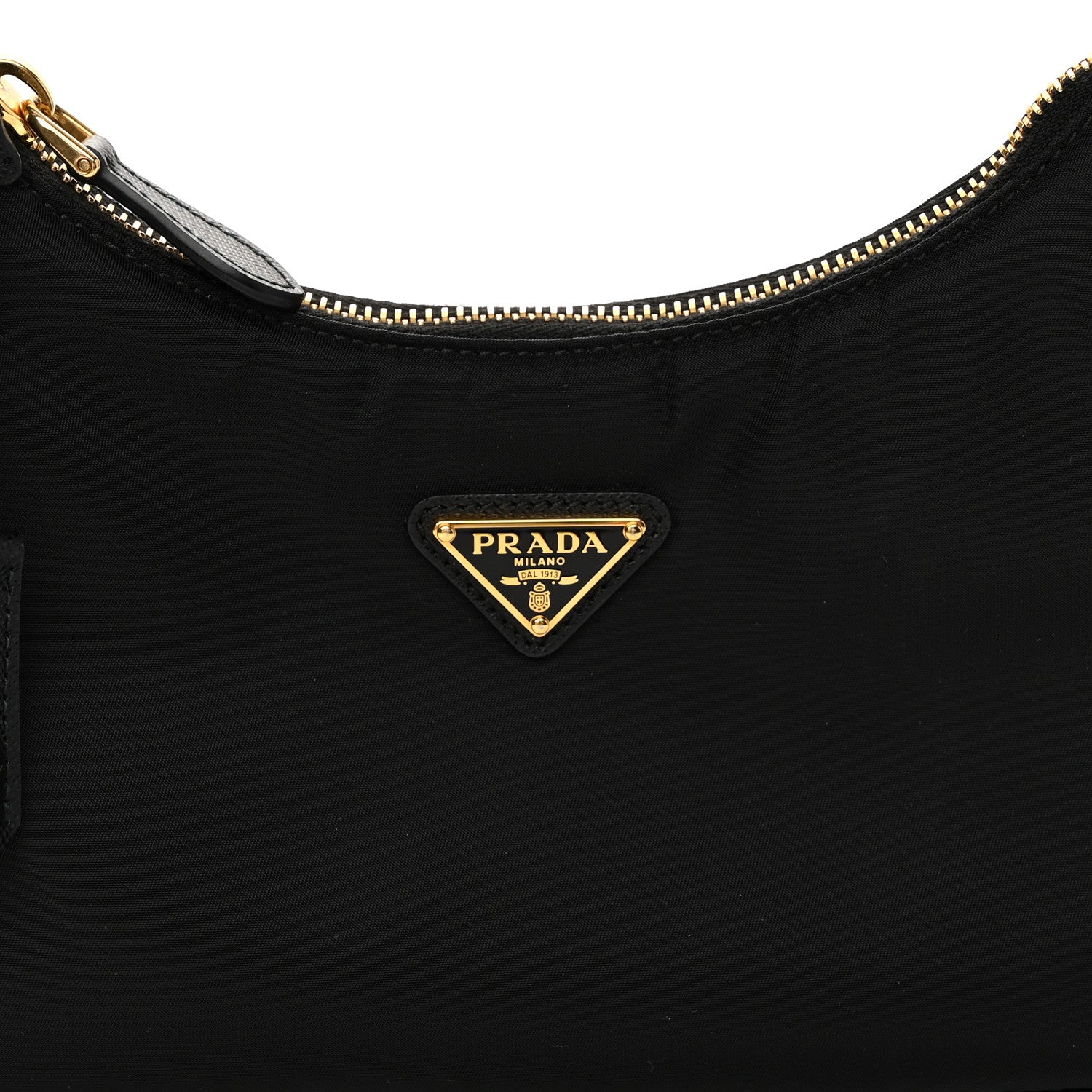 Prada Tessuto Nylon Saffiano Mini Re-Edition 2005 Bag Black 9 of 12