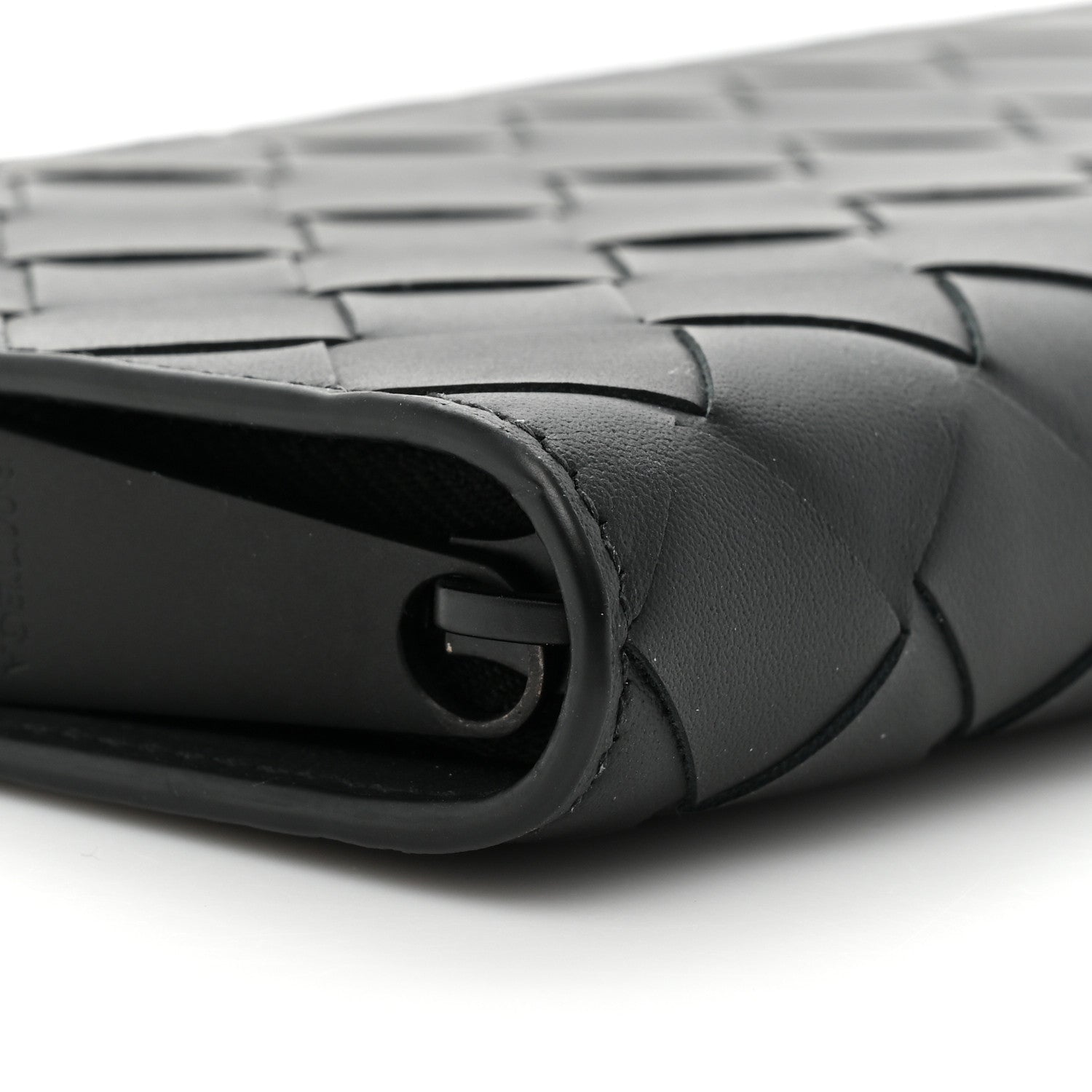 Bottega Veneta Nappa Intrecciato Zip Wallet Black 10 of 11