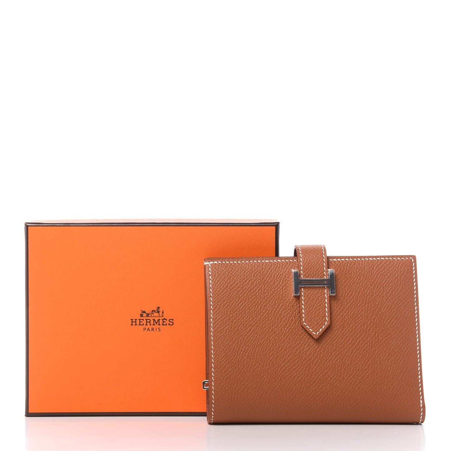 Epsom Bearn Compact Wallet Gold