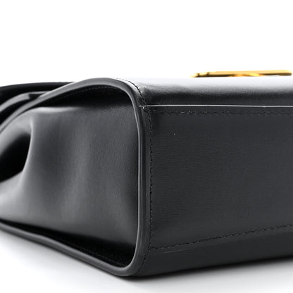 Bottega Veneta Box Calfskin Nappa Clip Bag Black 9 of 10
