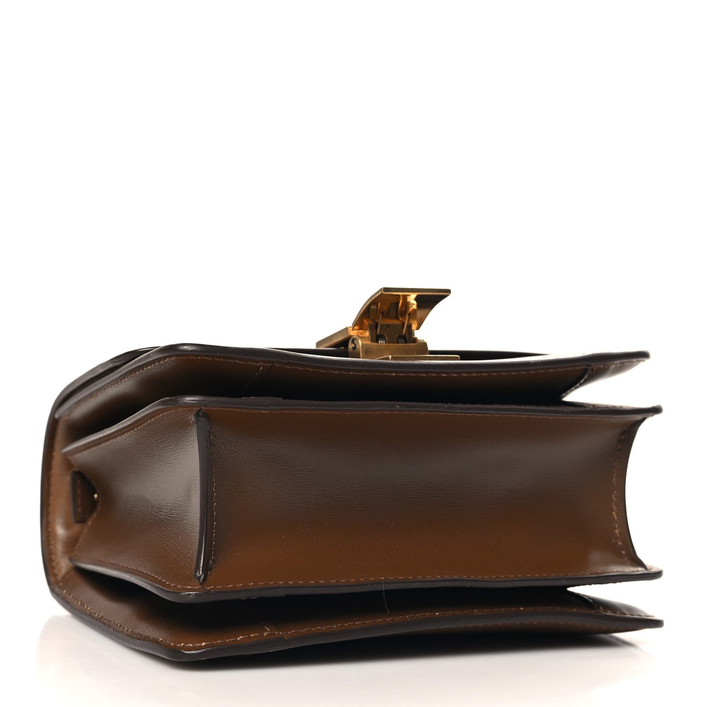 Box Calfskin Small Classic Box Flap Bag Camel