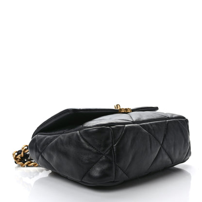 Chanel Goatskin Quilted Medium Chanel 19 Flap Black 4 of 11