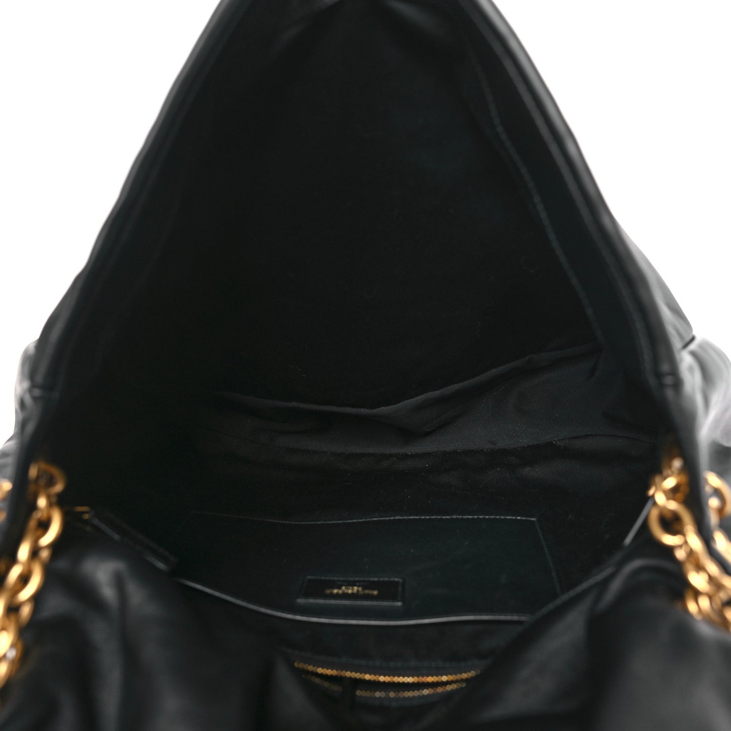Lambskin Matelasse Monogram Large Jamie 4.3 Black