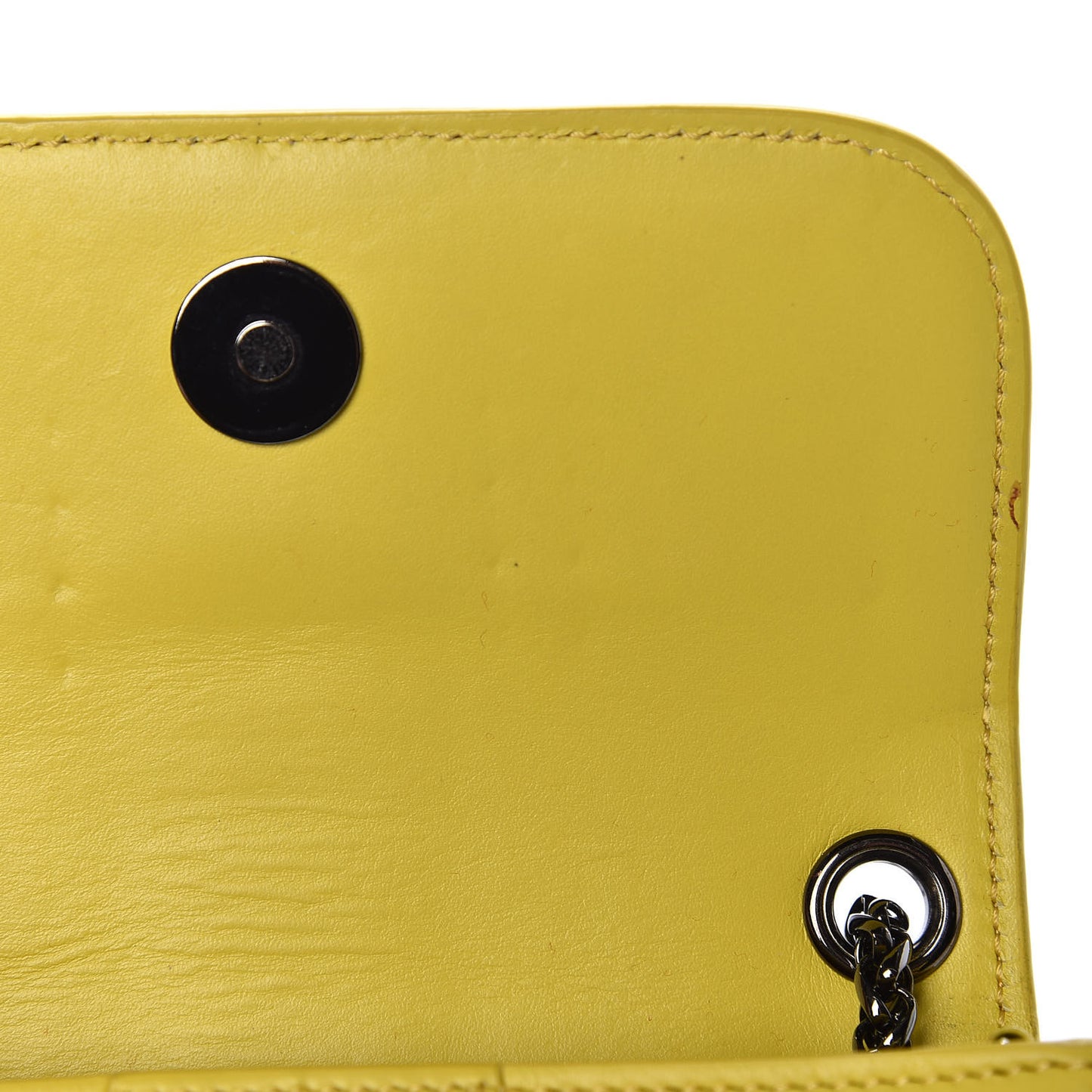 Calfskin Spikes Mini Sweety Charity Crossbody Bag Mimosa