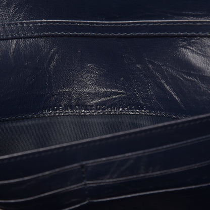 Christian Dior Lambskin Diorama Croisiere Wallet Dark Marine 7 of 10