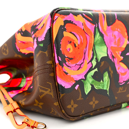Louis Vuitton Monogram Roses Neverfull MM 8 of 9