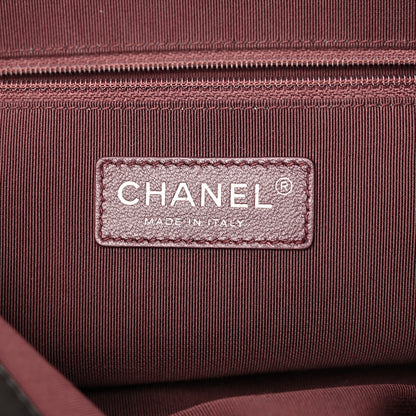 Chanel Lambskin Large Shopping Chain Tote Black 6 of 10