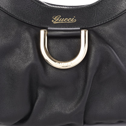 Gucci Calfskin Medium D Gold Ring Hobo 9 of 9