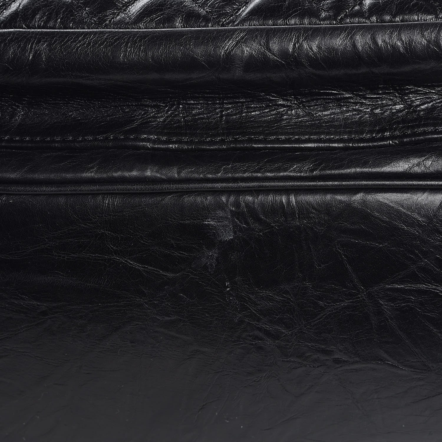 Chanel Aged Calfskin Quilted Large Casual Rock Backpack Black 8 of 14