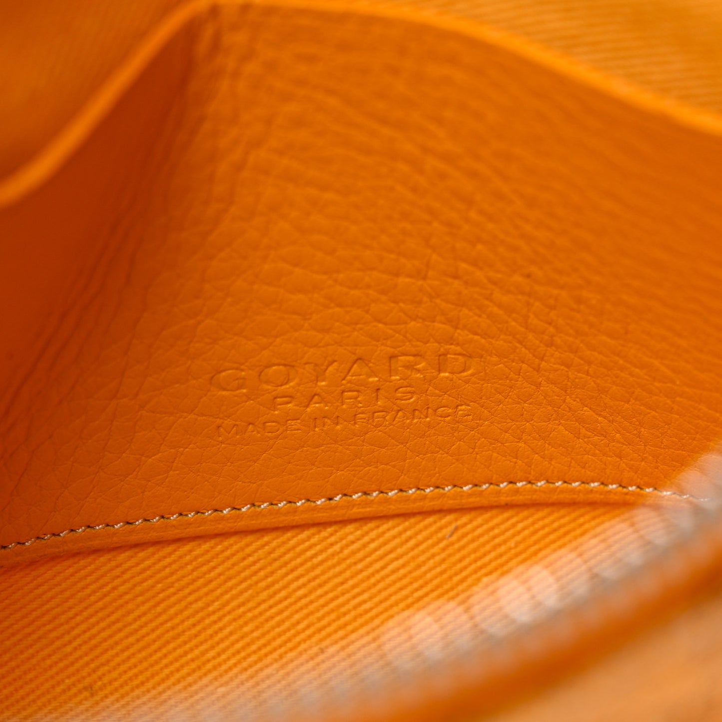 Goyardine Mini Senat Pochette Yellow
