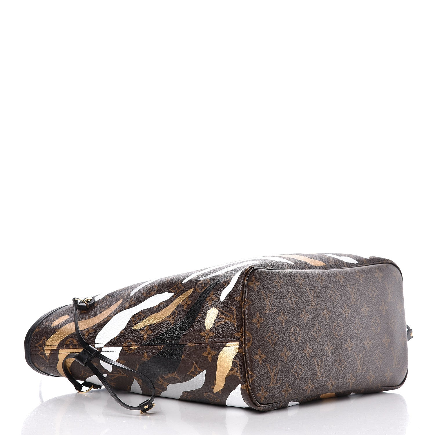 Louis Vuitton X LOL Monogram Neverfull MM Gold Silver 4 of 10