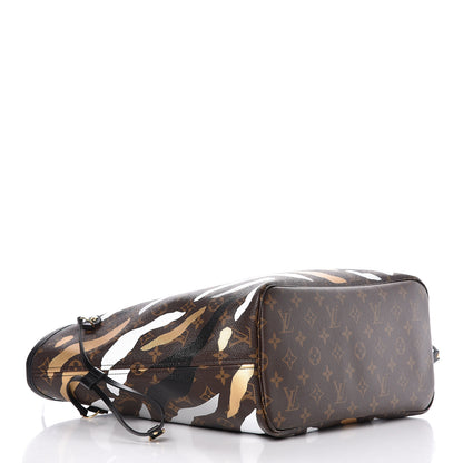 Louis Vuitton X LOL Monogram Neverfull MM Gold Silver 4 of 10