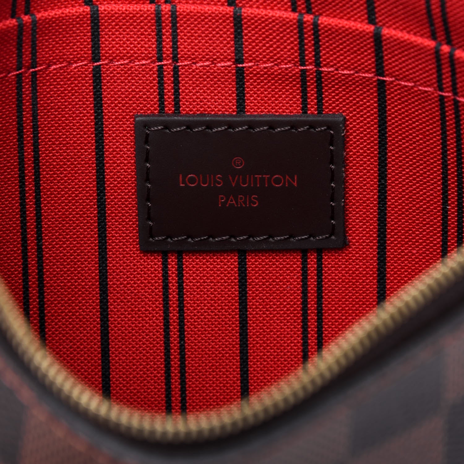 Louis Vuitton Damier Ebene Neverfull MM GM Pochette 6 of 10